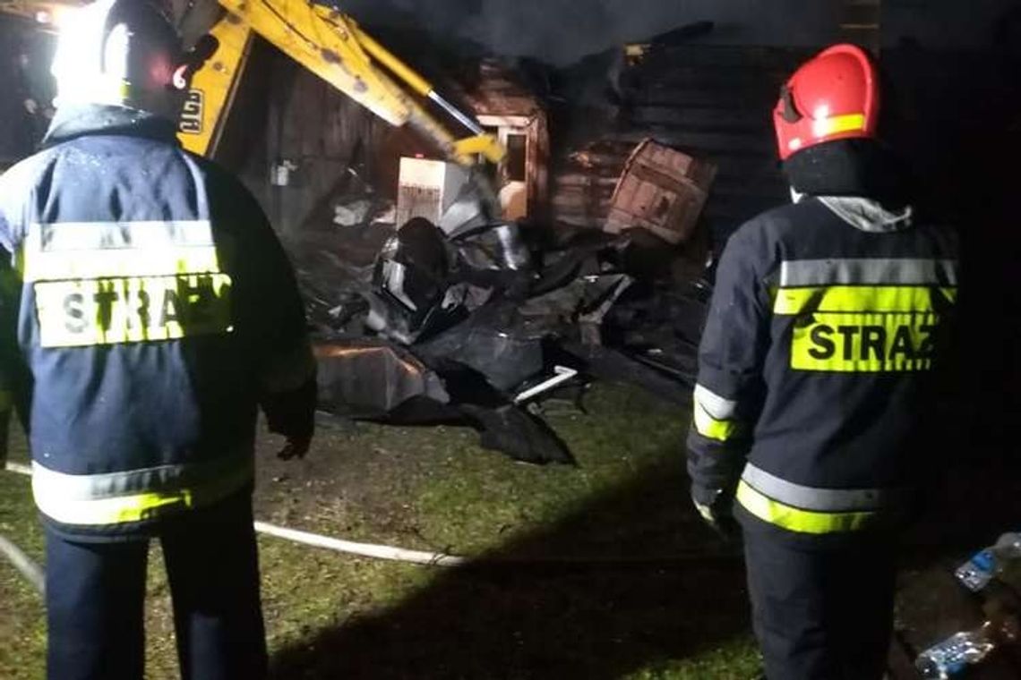 Kobylanka. Nocnym pożarem zajmie się teraz policja.