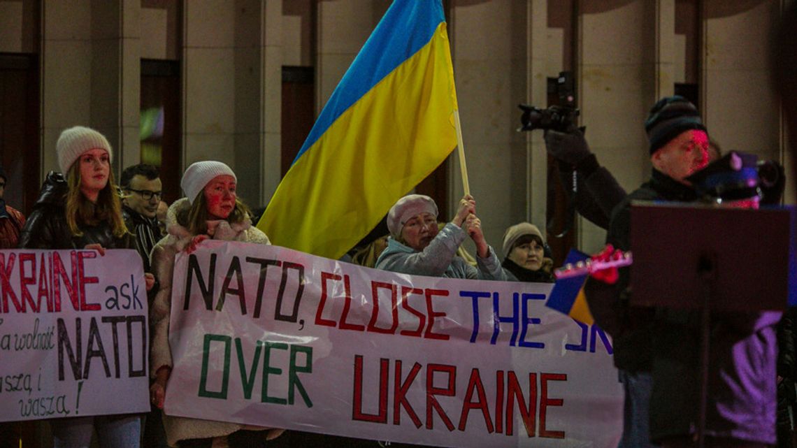 Kolejna manifestacja na gorlickim Rynku. Nie dla wojny w Ukrainie!