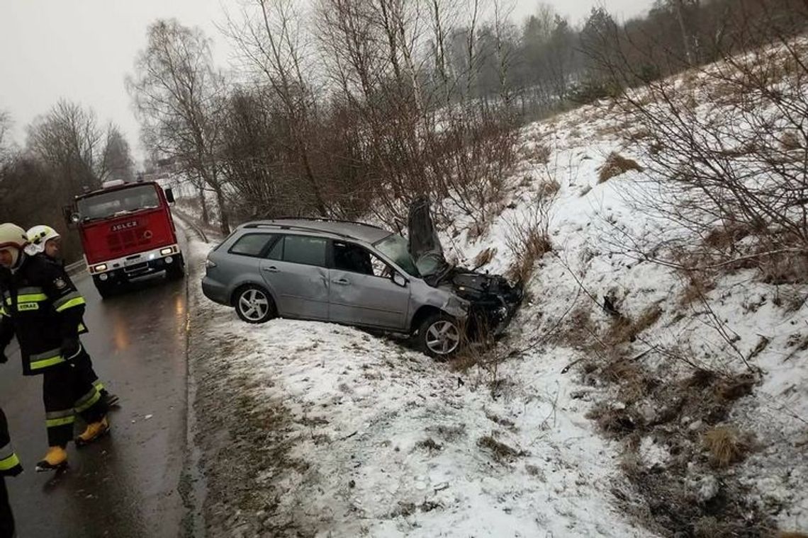 Kolizja w Hańczowej. Co się stało z kierowcą?