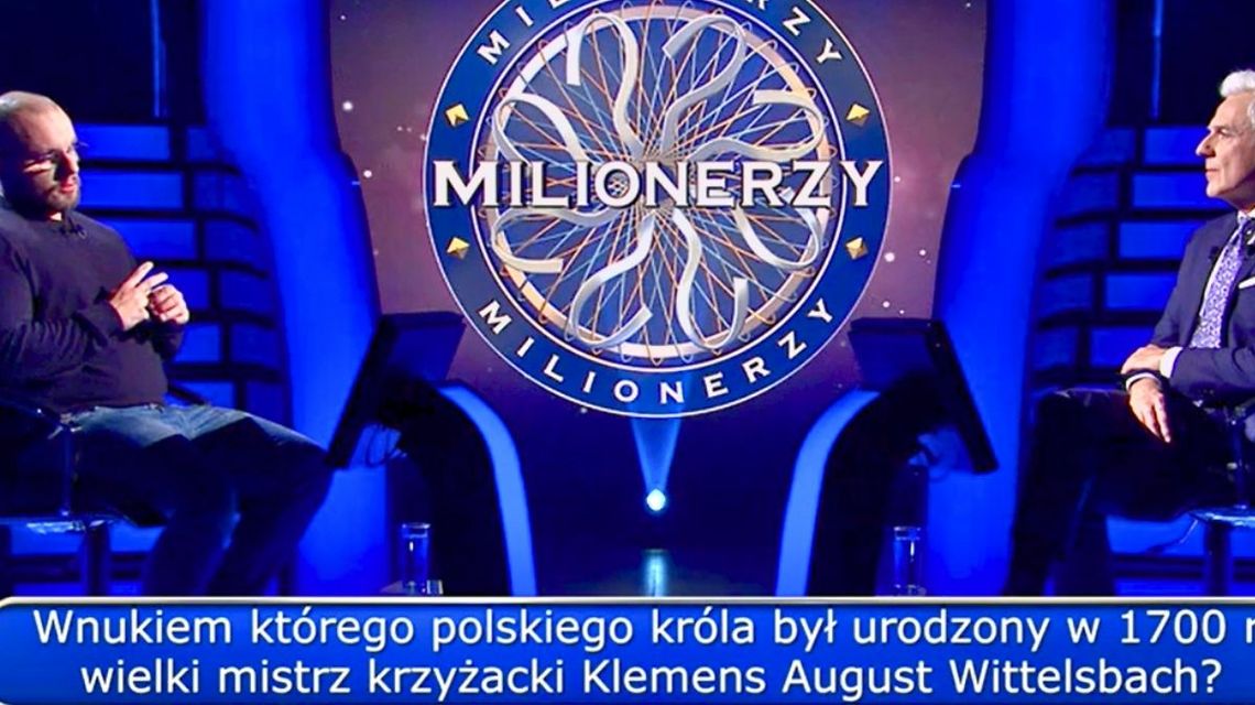 Konrad Biela i Hubert Urbański w programie „Milionerzy”