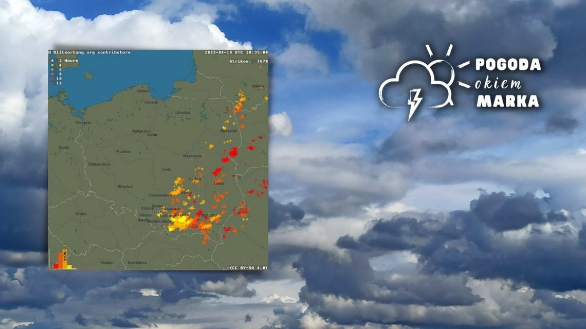 Dzisiejsze warunki będą sprzyjać opadom [POGODA OKIEM MARKA]