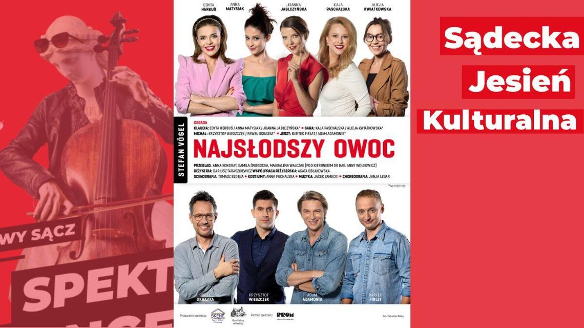 Plakat promujący Sądecką Jesień Kulturalną