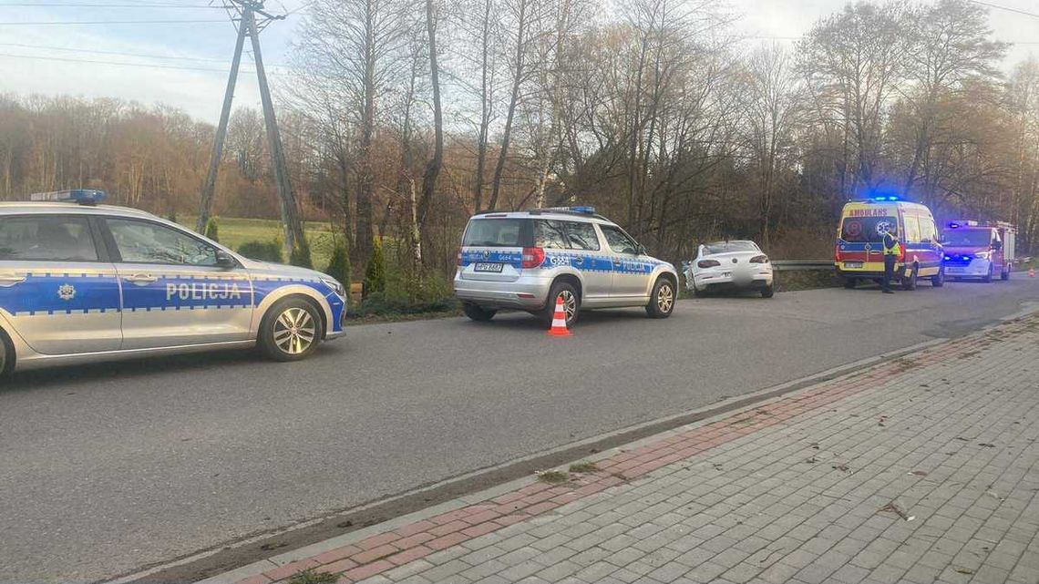 Libusza. Zdarzenie drogowe na skrzyżowaniu [FOTO]