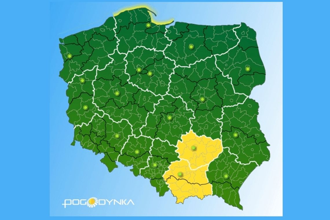 Marznące opady i gołoledź - aktualizacja 8:00