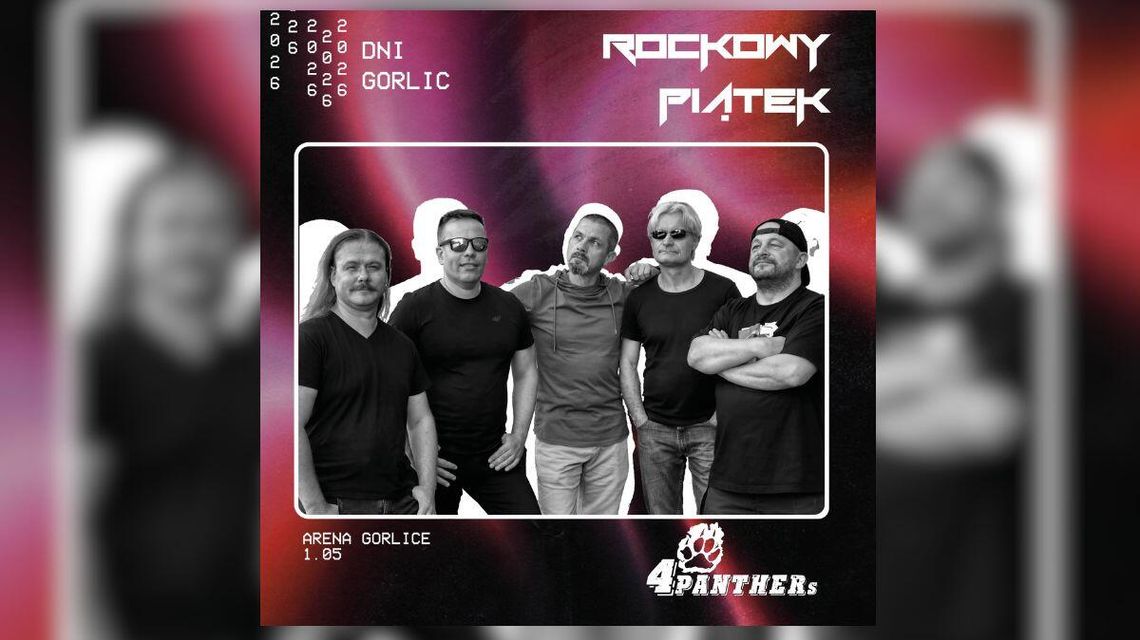 zdjęcie przedstawia plakat z mężczyznami którzy reklamują swój koncert