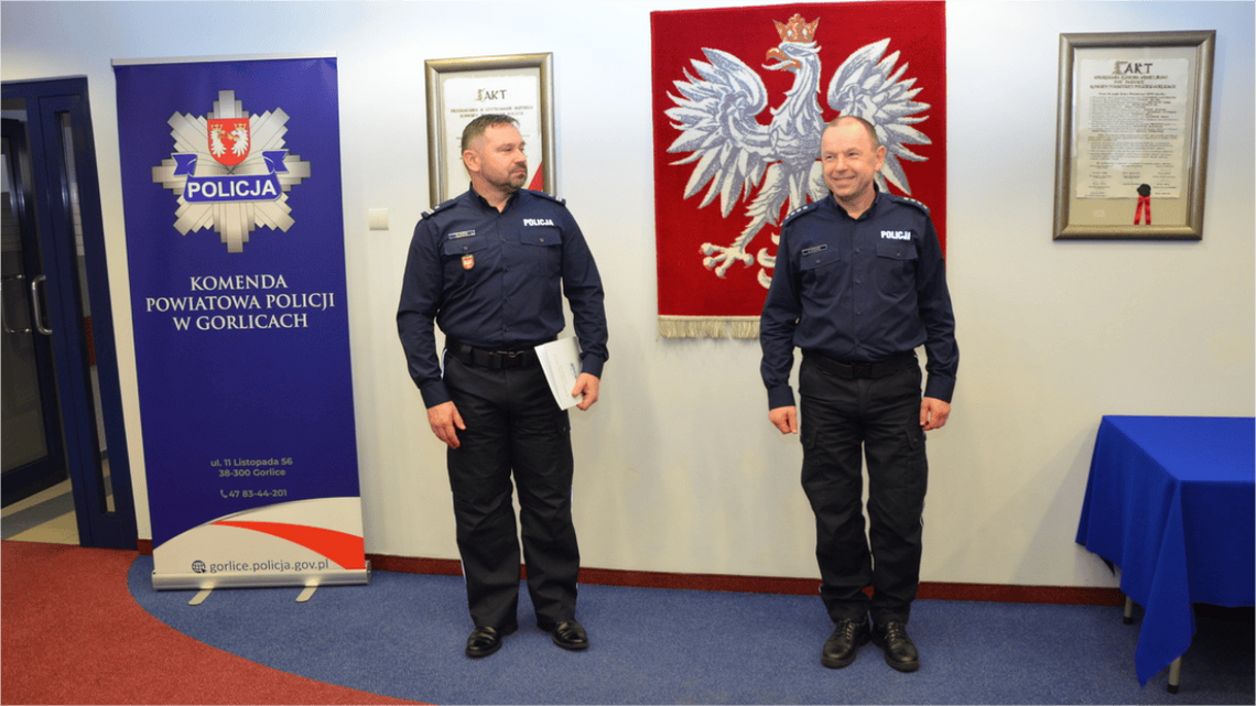 Mirosław Mazur nowym zastępcą Komendanta Powiatowego Policji w Gorlicach