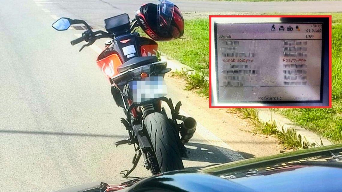 zdjęcie przedstawia motocykl