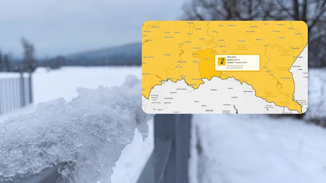 Mróz nie odpuszcza. Kolejne ostrzeżenie meteorologiczne