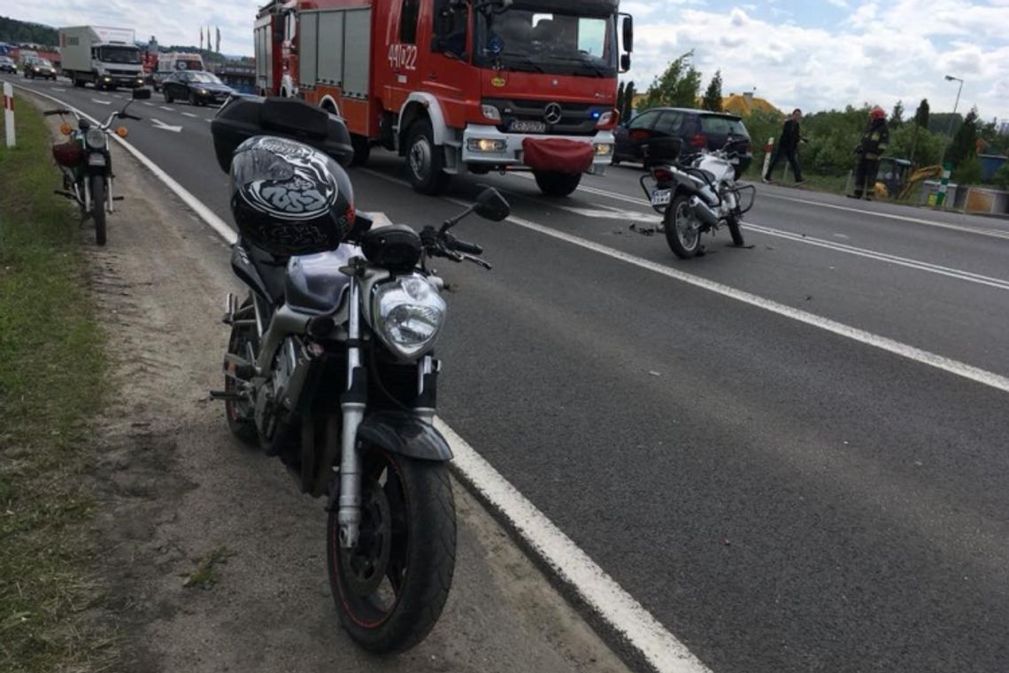 Na obwodnicy zderzyły się dwa motocykle AKTUALIZACJA