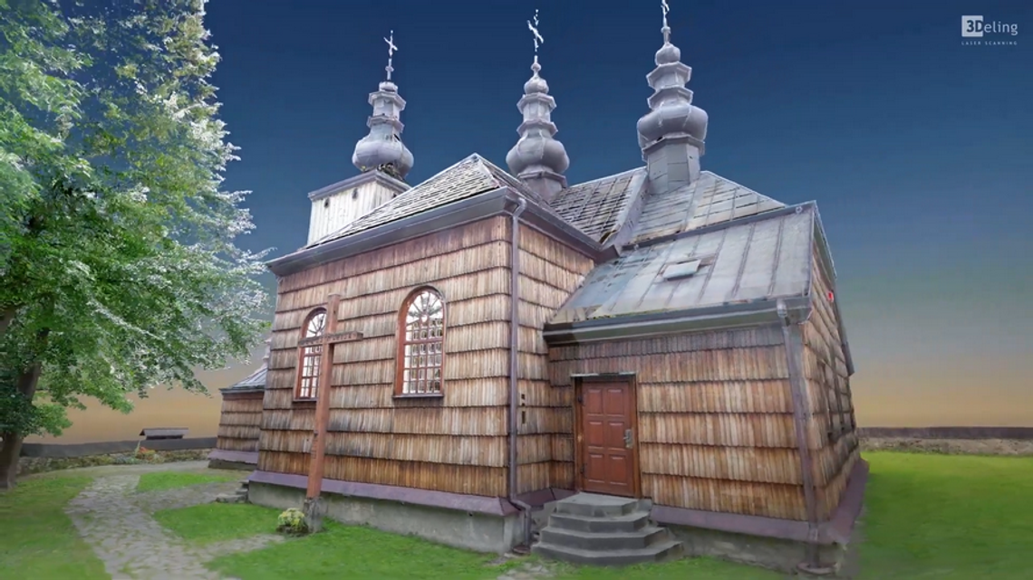 Na Szlaku Architektury Drewnianej: cerkiew w Łosiu i w Wołowcu. Zobaczcie je w 3D!