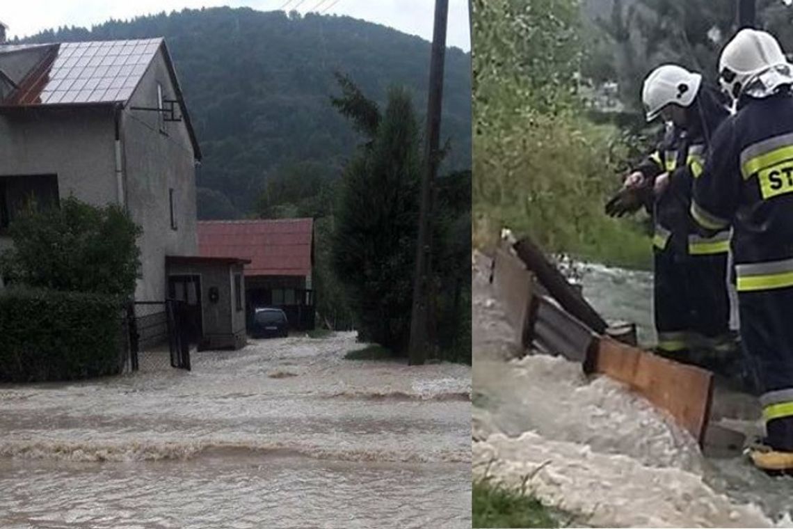 Nawałnica przeszła przez Gorlickie. Najbardziej ucierpiało Łosie i Ropa, gdzie osunęła się ziemia.