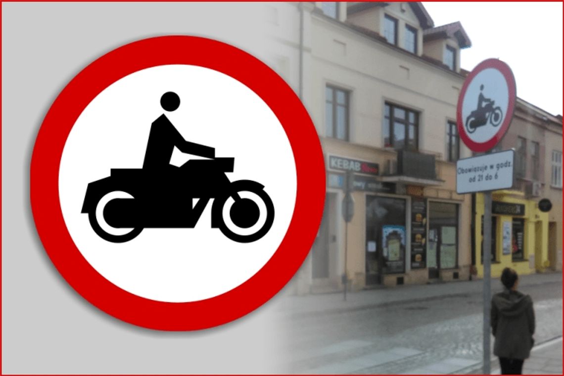 Nowe znaki w Gorlicach. Na motocyklu nie przejedziesz przez centrum miasta.