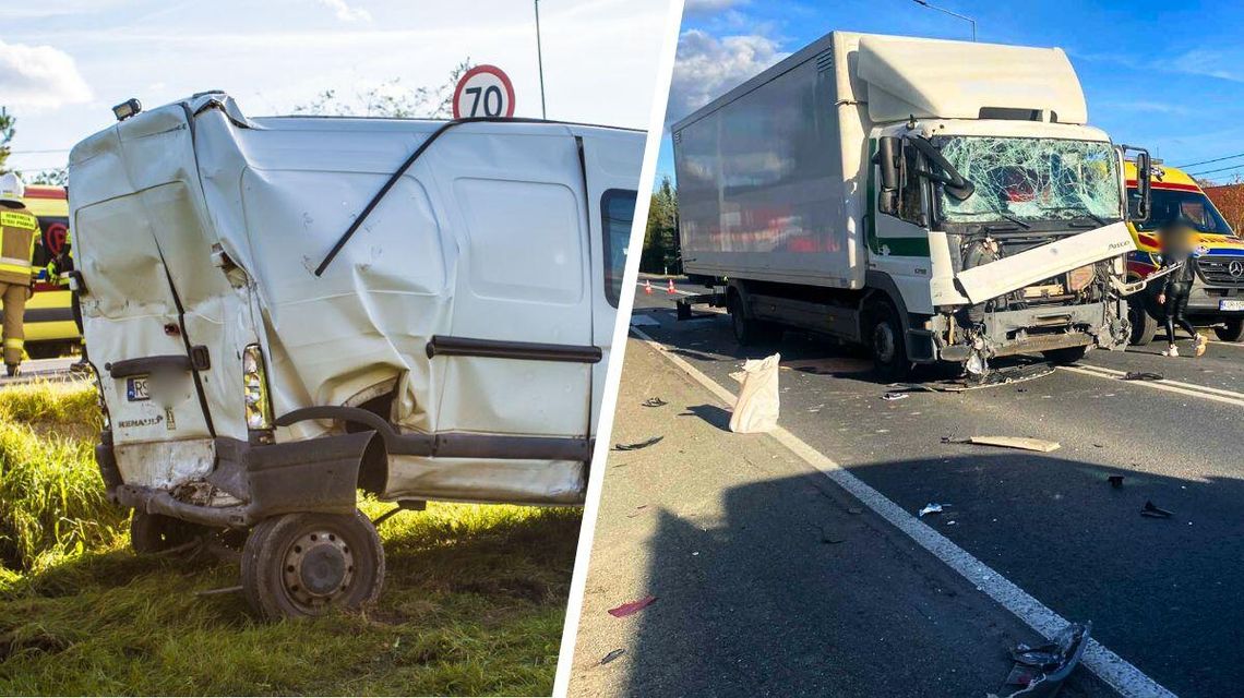 zdjęcie przedstawia rozbite pojazdy