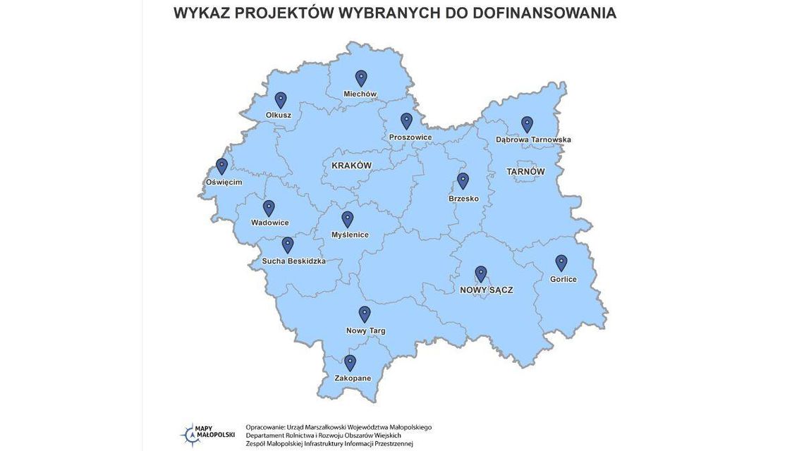 zdjęcie przedstawia mapę