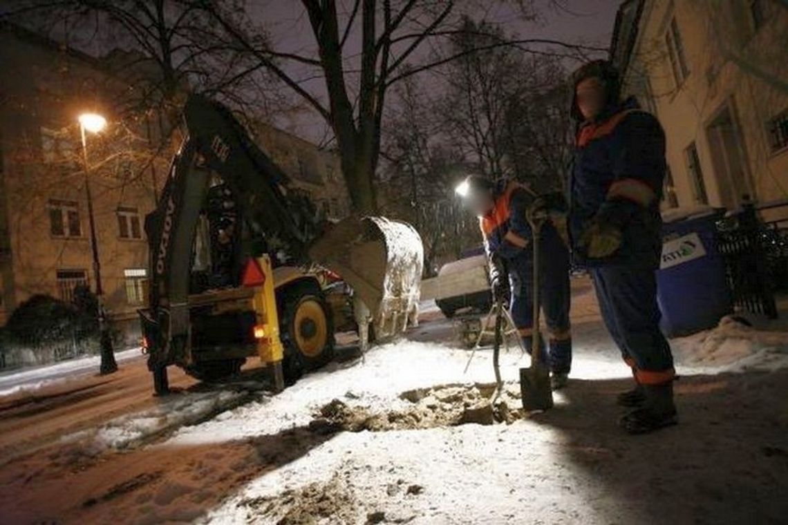 Osiedle Magdalena w Gorlicach. Awaria sieci wodociągowej.