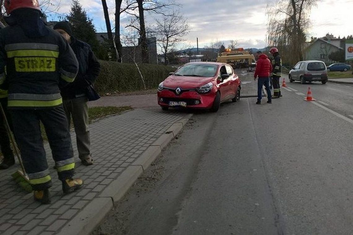 Pierwsza kolizja na ulicy Gorlickiej