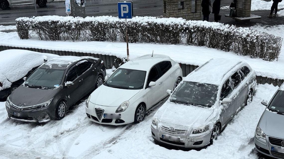 zdjęcie może przedstawiać samochody na parkingu