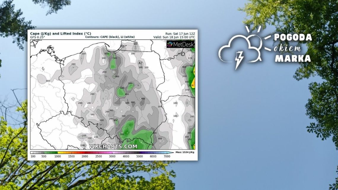Po południu możliwe lokalne burze [POGODA OKIEM MARKA]