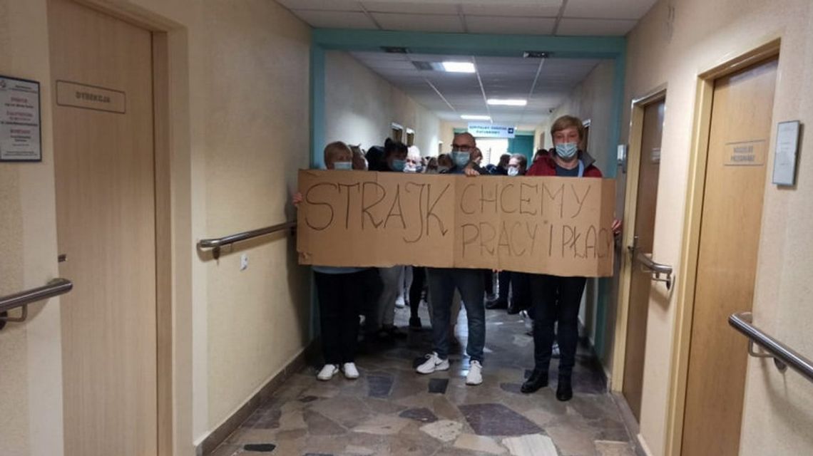 Posłanka Lewicy Razem wspiera strajkujących w szpitalu. Zawiadomiła Państwową Inspekcję Pracy 