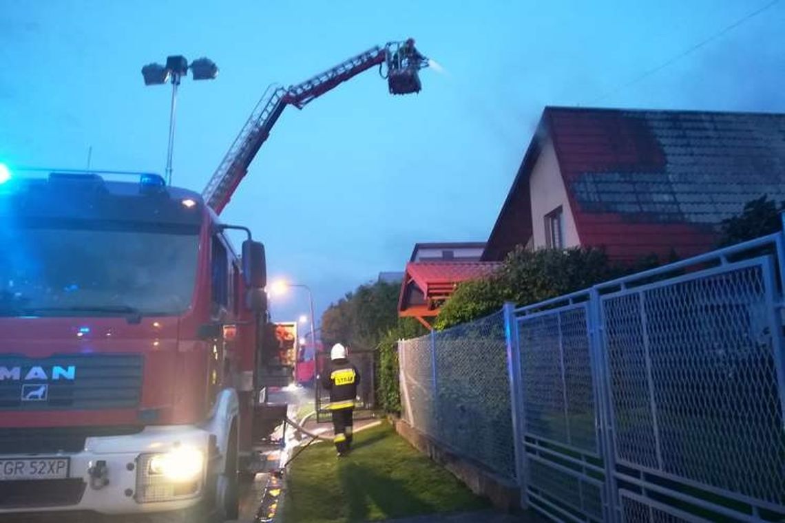 Pożar domu przy Królowej Jadwigi w Gorlicach (aktualizacja)