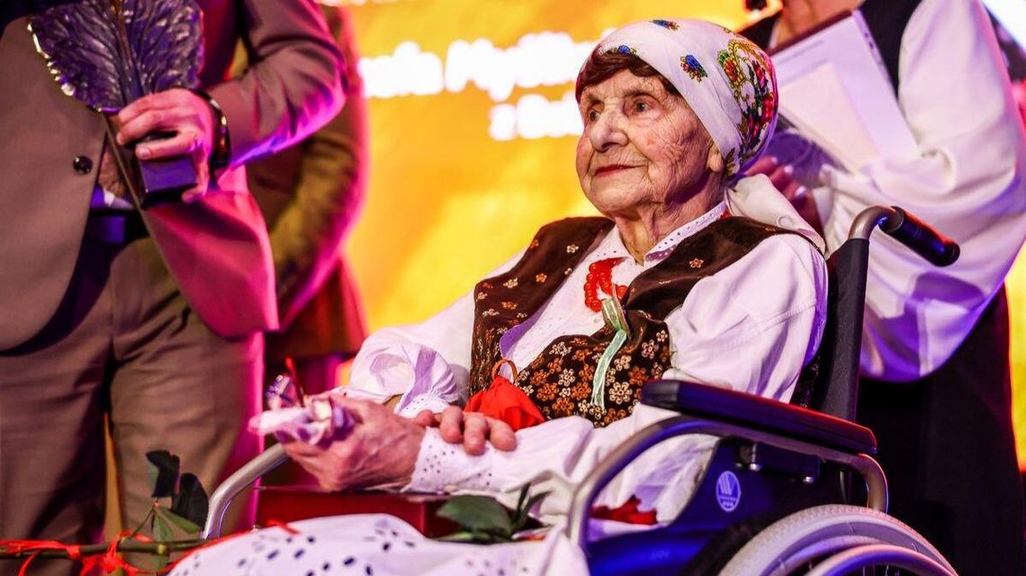 99-letnia koronczarka z Bobowej