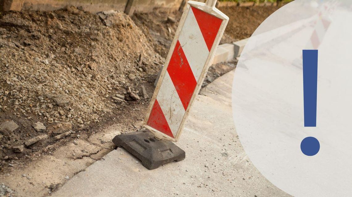 Przez kilka dni nie przejedziesz tą drogą. Kierowców czekają objazdy zdjęcie przedstawia roboty