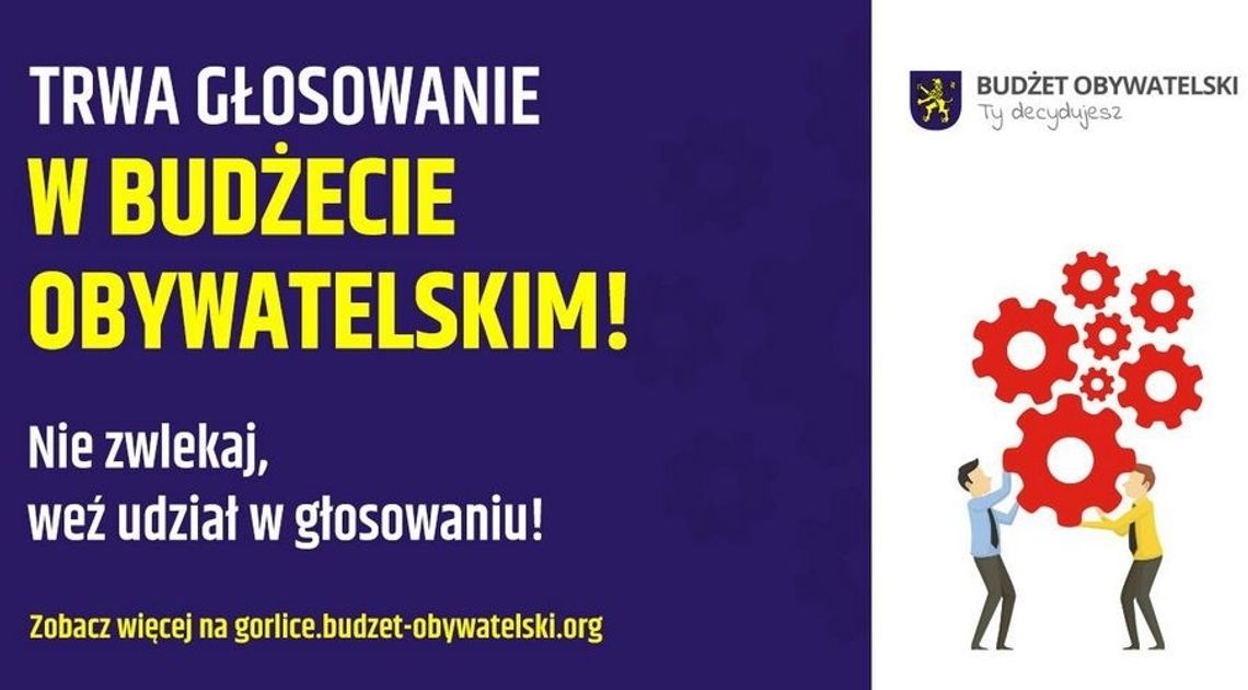 Rozpoczęło się głosowanie na Budżet Obywatelski Miasta Gorlice!