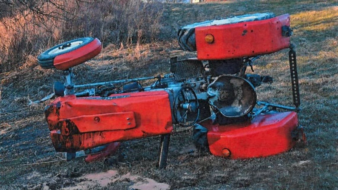 Seria wypadków z udziałem maszyn rolniczych i miny przeciwpancerne odkryte w czasie orki