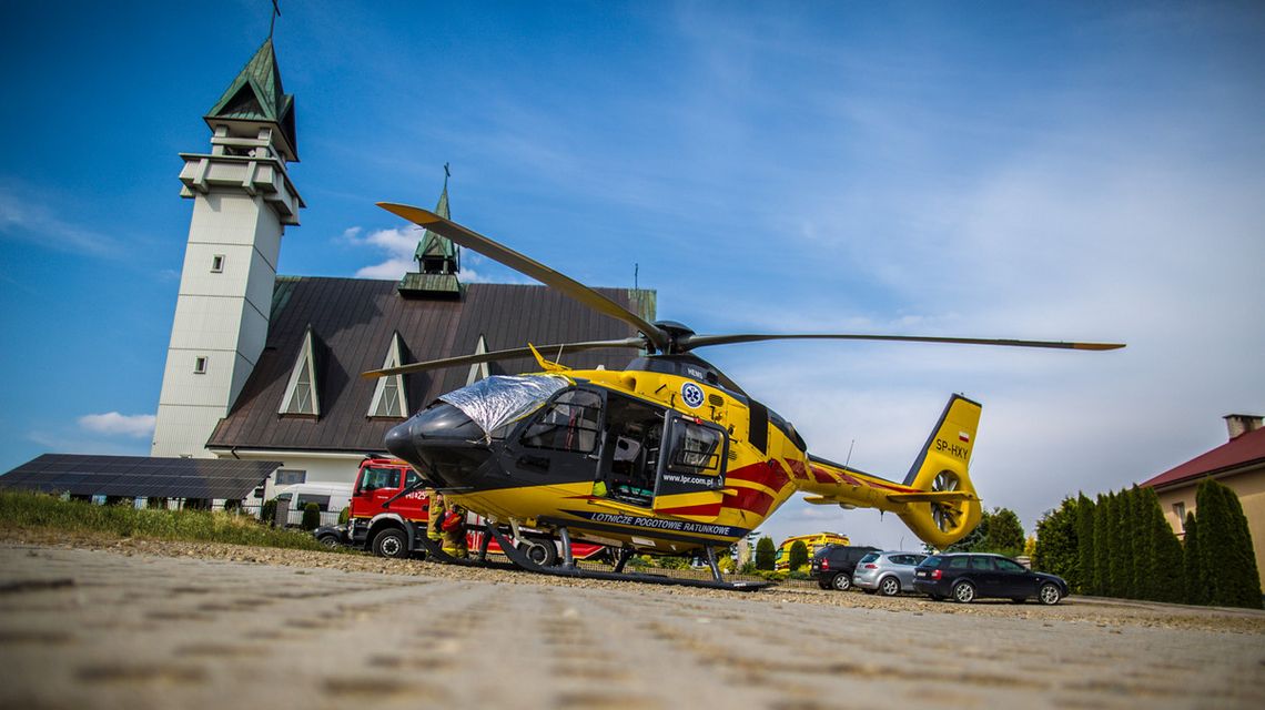 zdjęcie przedstawia helikopter