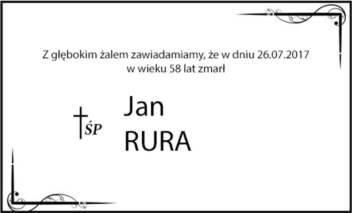 ś.p. Jan Rura