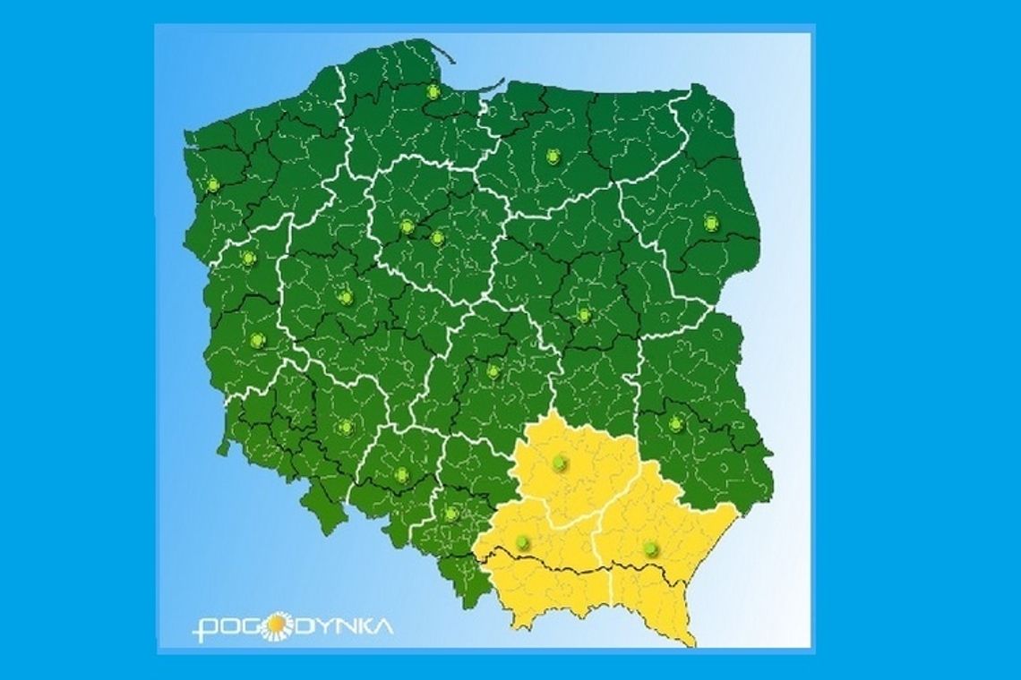 Spodziewajmy się opadów deszczu