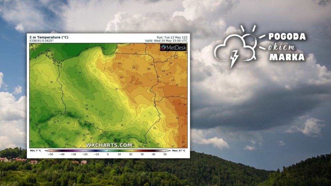 Środa z niewielkim ochłodzeniem [POGODA OKIEM MARKA] [AKTUALIZACJA]