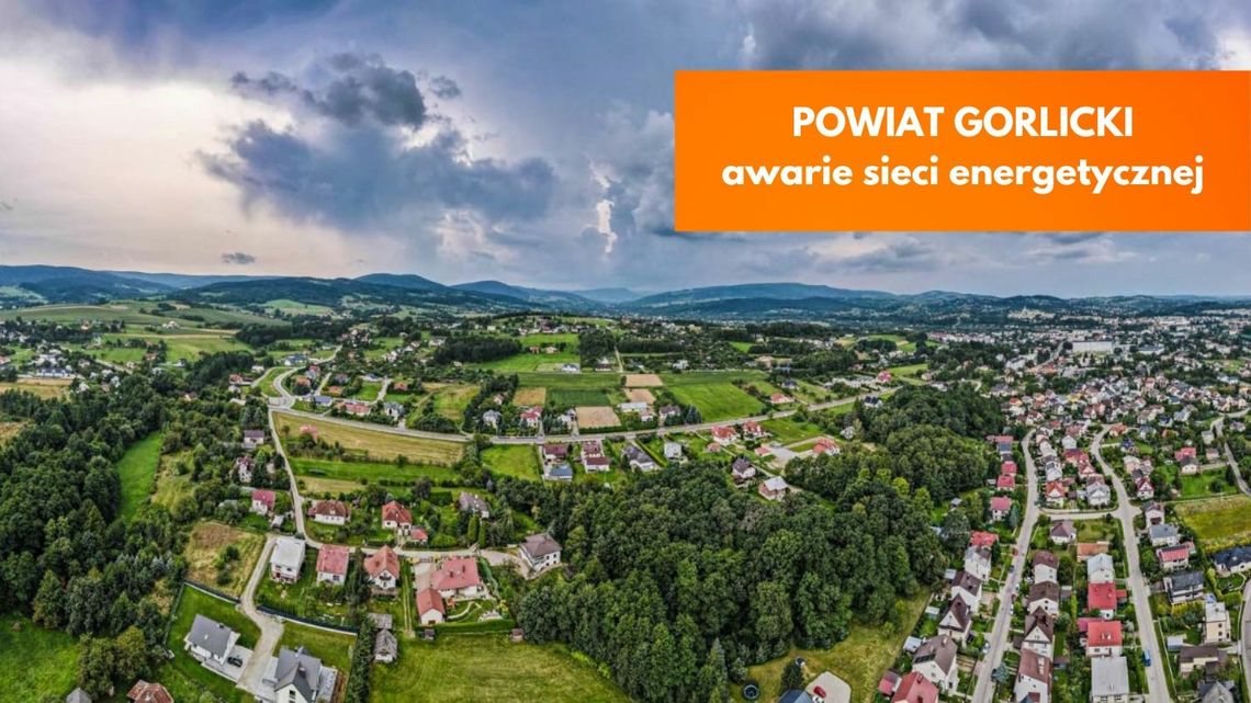 Tauron. Trwające awarie i planowane przerwy w dostawie prądu w powiecie gorlickim