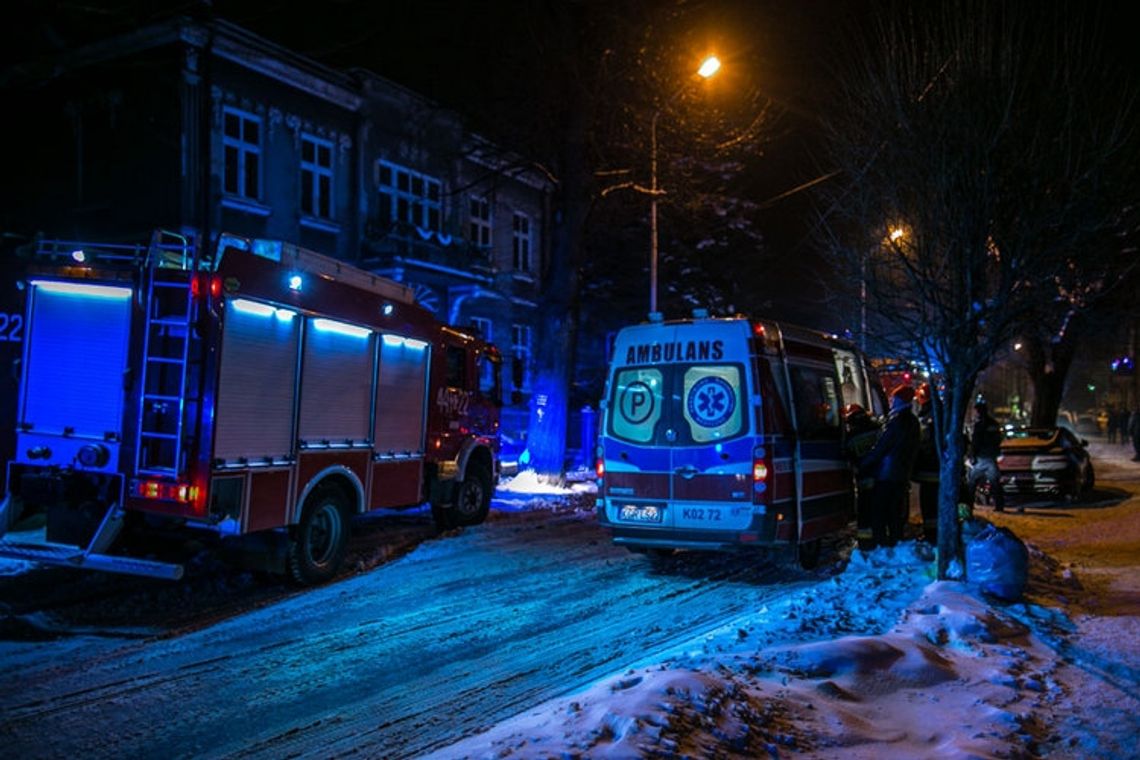 Telewizor przyczyną pożaru, który postawił na nogi całą gorlicką jednostkę