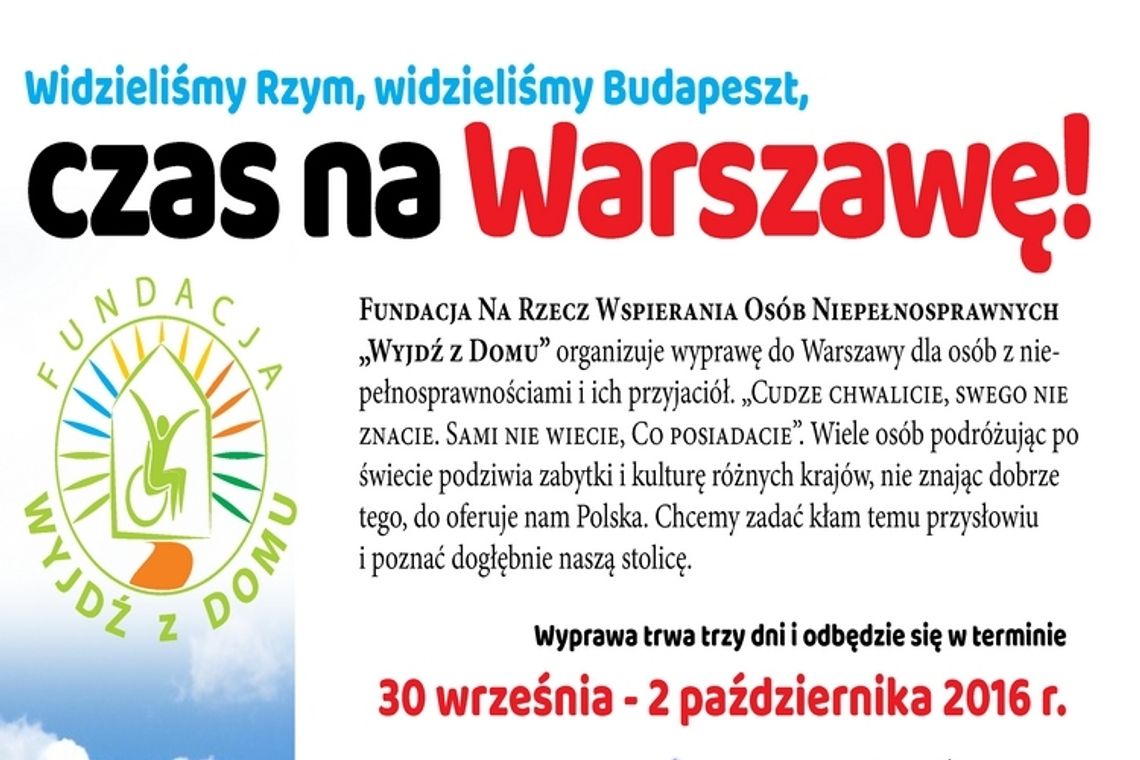 Teraz czas na Warszawę