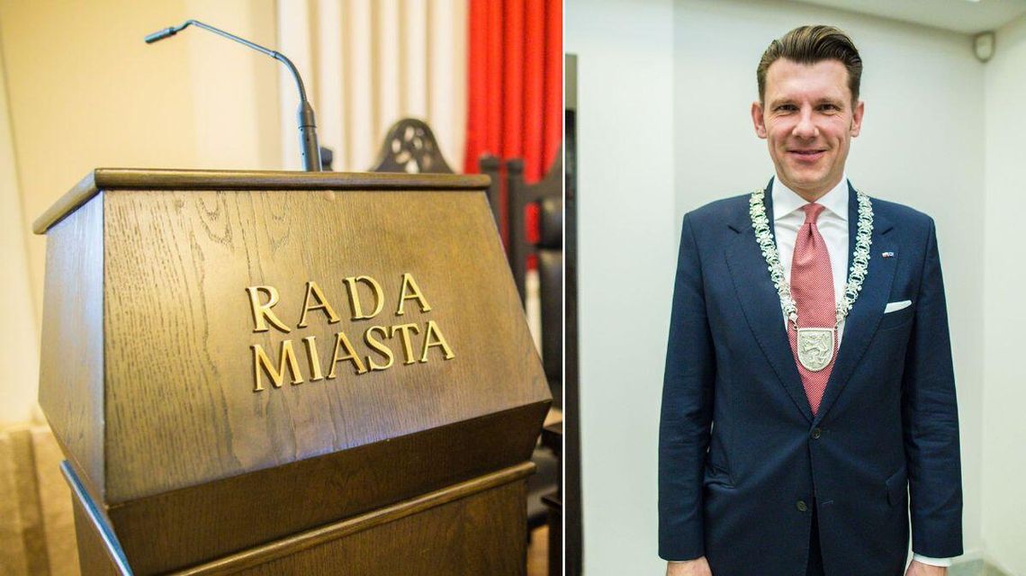 zdjęcie przedstawia mężczyznę w łańcuchu burmiatrza