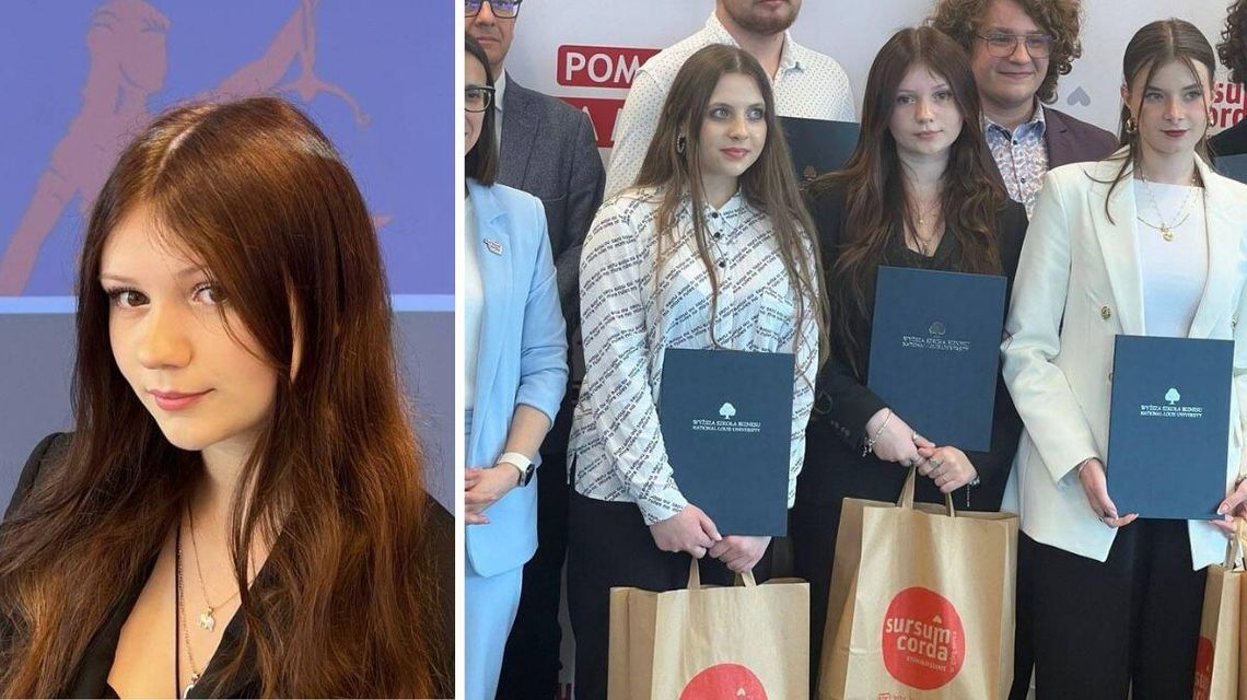 Zdjęcie przedstawia finalistkę konkursu