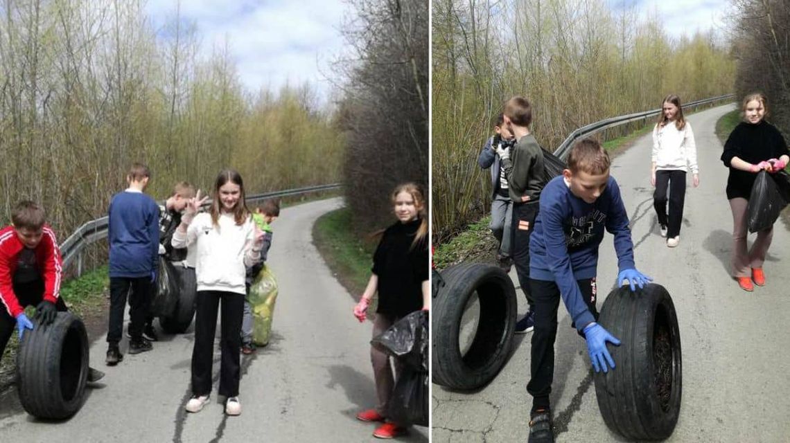 Uczniowie ze Szkoły Podstawowej w Stróżnej zadziałali w plenerze