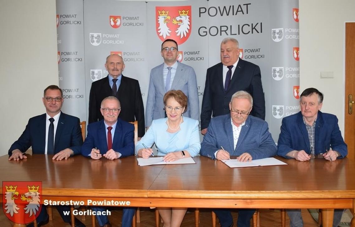 Podpisanie umowy na modernizację drogi powiatowej 1469K Gorlice-Bystra-Łużna