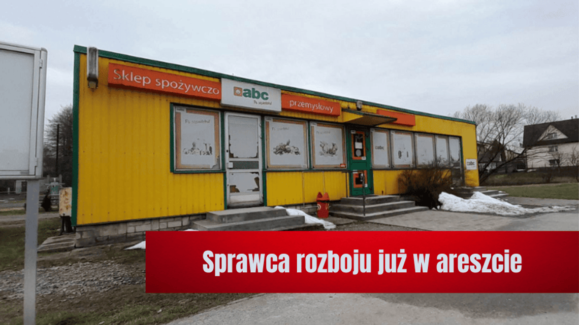 Ustalono tożsamość sprawy rozboju. 32-latek spędza już czas w tymczasowym areszcie