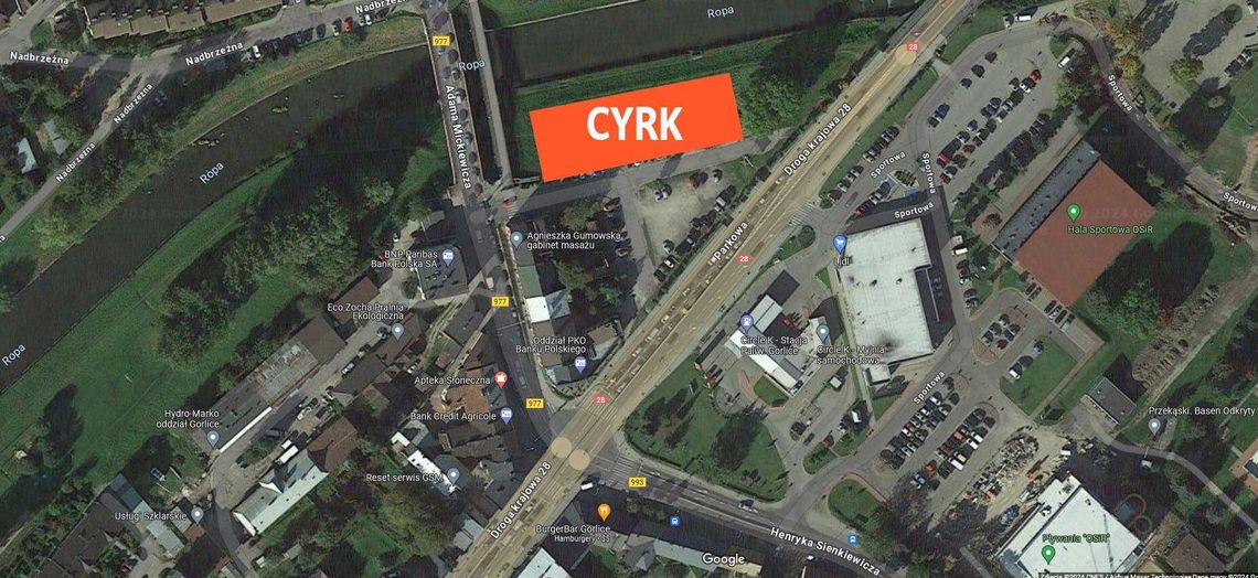 Cyrk Arena mapa