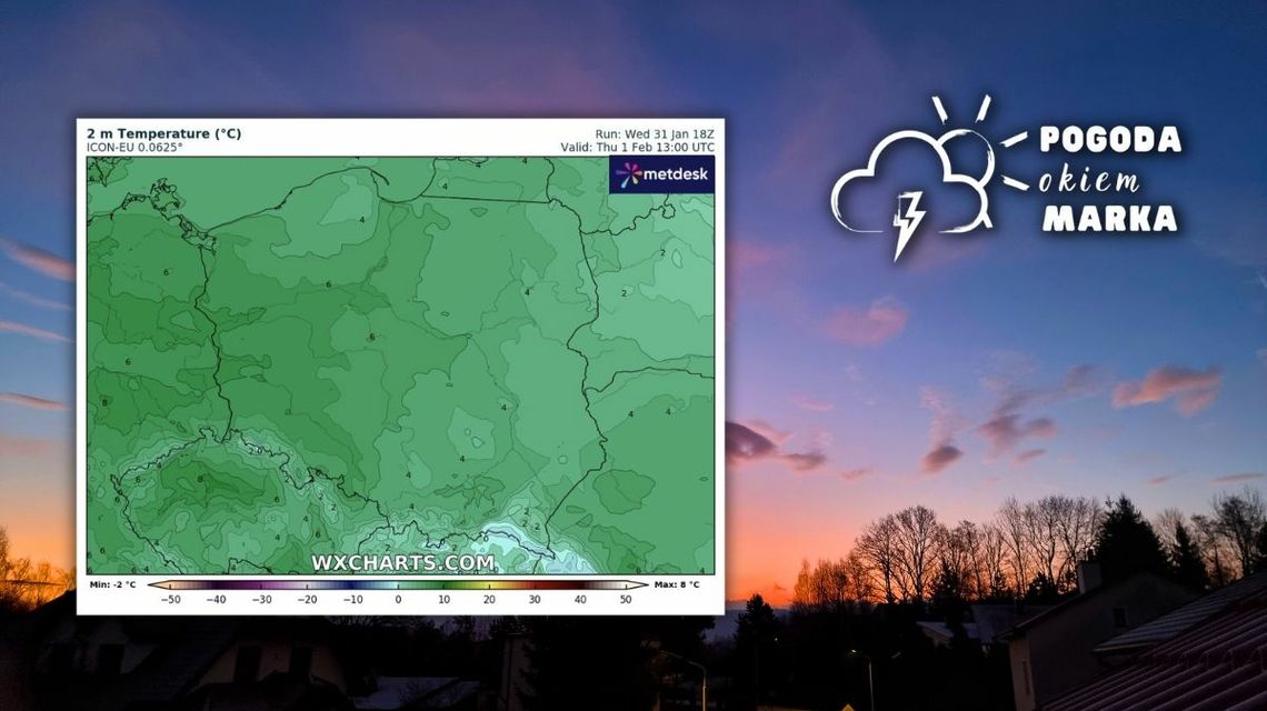 Beskid Niski i mapa Polski