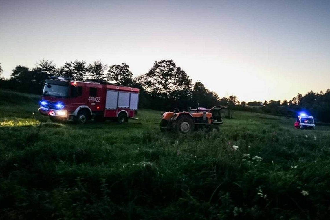 Wypadek z ciągnikiem w roli głównej