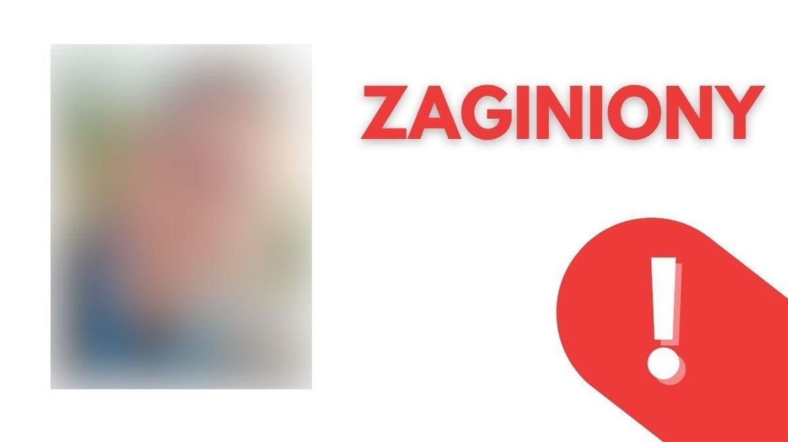 Zaginął 42-letni mieszkaniec Nowego Sącza mężczyzna z napisem zaginiony