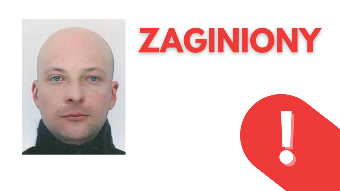 Zaginął Tomasz Trybek zdjęcie przedstawia portret mężczyzny