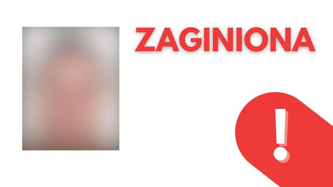 Zaginęła 57-letnia mieszkanka Jasła zdjęcie przedstawia kolorowy portret kobiety i napis zaginiona