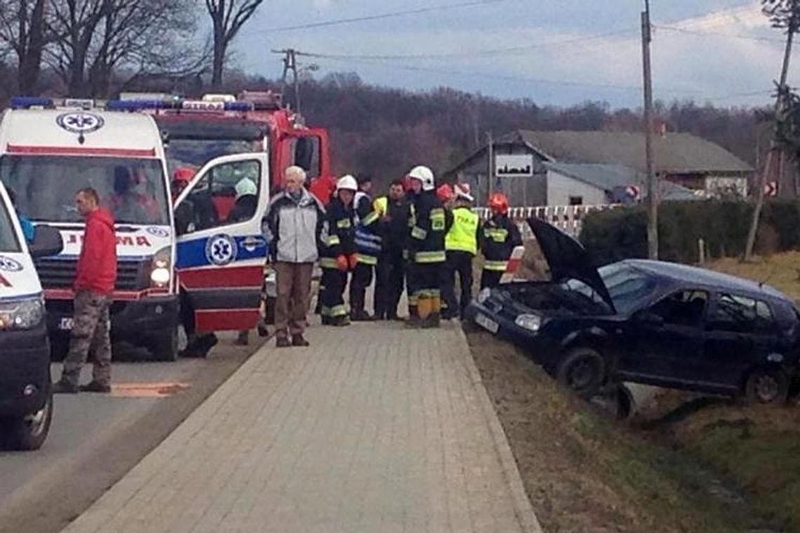 Zagórzany: zderzenie pojazdów, droga zablokowana