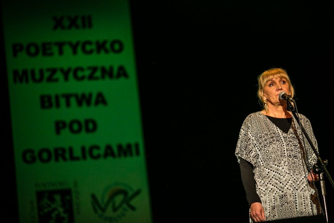 Zofia Szpikowska zwyciężyła XXII Poetycko Muzyczną Bitwę pod Gorlicami