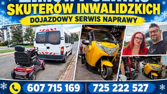 DOJAZDOWY SERWIS SKUTERÓW INWALIDZKICH Gorlice - ZADBAJ O SPRZĘT ZIMĄ