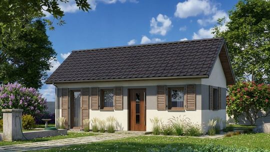 Drewniany Domek 4,8×7,2 m – Letniskowy Całoroczny, Solidne Wykonanie